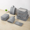 Custom Colors Specification Fashion 7 Pcs Compression Luggage Packing Cubes Organizer Light Convenient Diverse Travel Bag