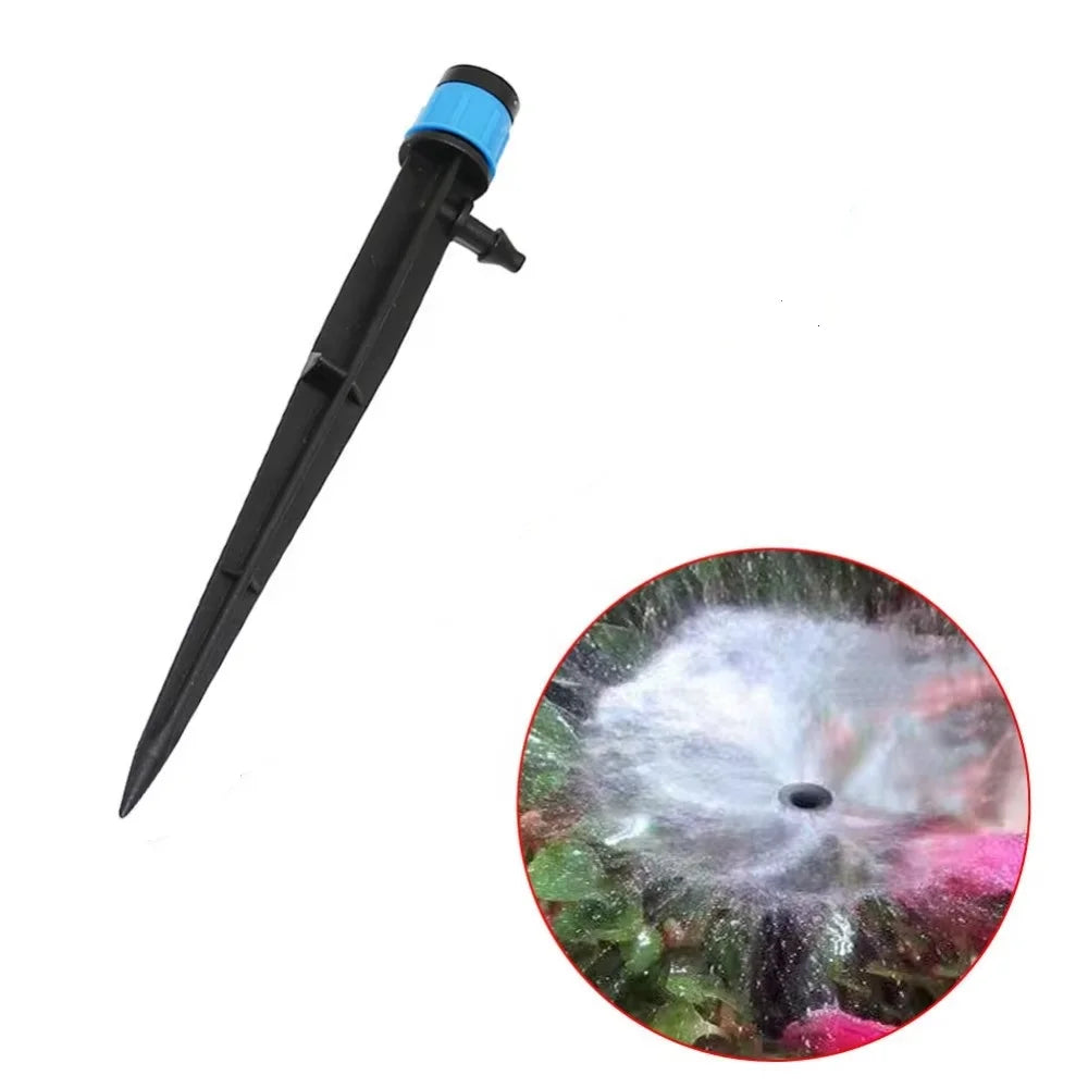 13cm 360 Degree All-round Scattering Vortex Dripper Garden Water Irrigation Dripper for 1/4 Inch Hose