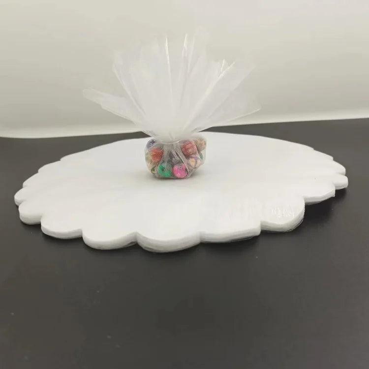 Custom Color 24cm 9'' 12'' 30cm Bomboniere Wedding Christening Organza Favour Nets Organza Tulle Circles