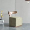 2023 New Product Fashion Nordic Modern Designer Solid Wood & Cotton Reclining Living Room Leisure Chair