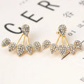 Europe and the United States Cross-border Accessories Personality Design Dripping Full of Diamond Stud Earrings