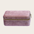Velvet Portable Travel Jewelry Storage Box Big Organizer Case for Ring Earring Necklace Display-Premium Jewelry Boxes