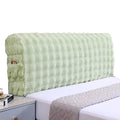 Thicken Elastic Luxury Quilted All-inclusive Bed Headboard Cover Polar Fleece Home Solid Color Long Back Chair Cover Machine