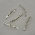 4mm*6.4cm Slim Metal Snap Hair Barrette Plain Bobby Pins Hairgrip Clips for DIY Kids Hair Accessories Lead Free Nickle Free