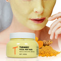 Tumeric Mask Facial Cleansing Blackhead Removal Gentle Mud Anti Acne Skincare Brighten Beauty Turmeric Clay Face Mask
