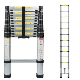 5 Meter Lightweight Aluminum Ladder Extension Ladder Foldable Modern Apartment Aluminum Stair