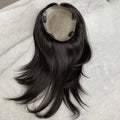 Real Russian Virgin Human Hair Toppers Size 13x15 Pu Around for Hair Loss Permanent Hair Topper Women