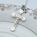 Wholesale High Quality 925 Silver Jesus Christ Cross Charms Pendant