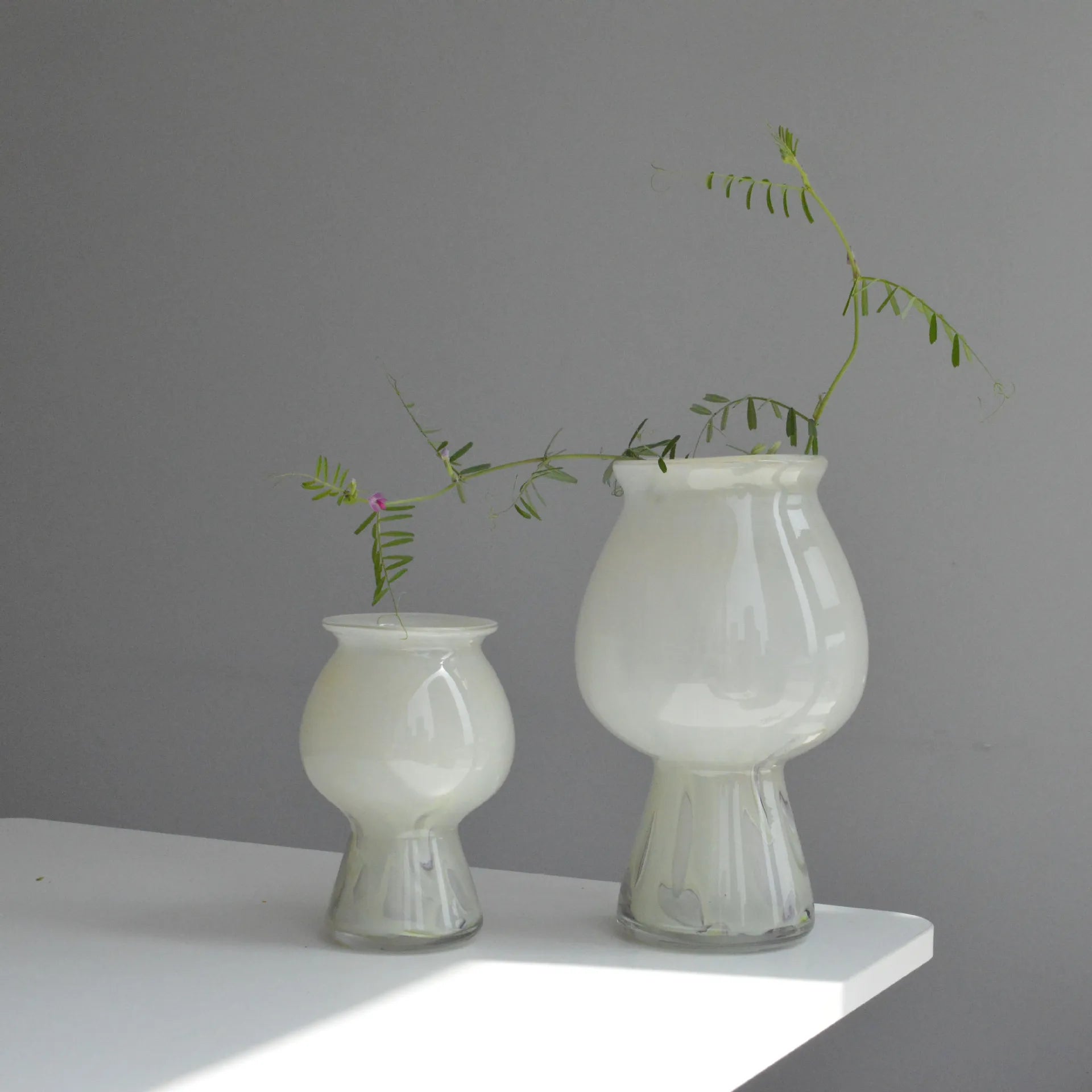 Glass Flower Vase Modern Eco-friendly Wedding Home Decorative Hydroponics Plant Bottle Tabletop Vase with Hand Blown Craft