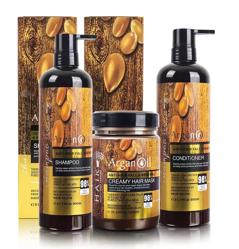 Wholesale Private Label OEM Natural Organic Nourishing Moisturizing Best Argan Oil Hair Shampoo and Conditioner