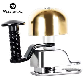 WEST BIKING Ultralight Copper MTB Bike Bells Safety Warning Cycling Bell Handlebar Horn Made Aluminum Alloy for Mountain Bicycle