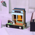 New Novelty Gift Coffe Store Diorama 3d Model  Novelty Gift Paper Art Craft 160 Sheets Laser Cut 3d Memo Pad with Gift Box
