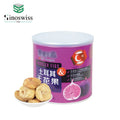 Customized Printing Recyclable Reusable Sustainable Cardboard Wrapping Kraft Paper Tube Box for Cookie Canned Food Dried Fruit