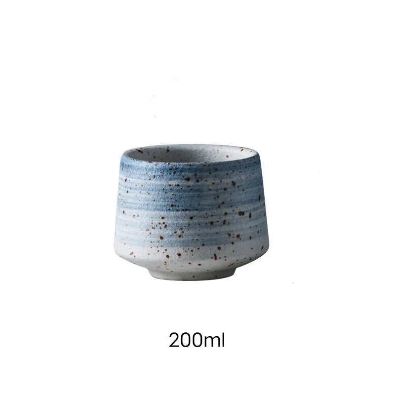 2023 Hot Selling  200ml Ceramic Cup Coffee/ Tea Cup With Different Colors