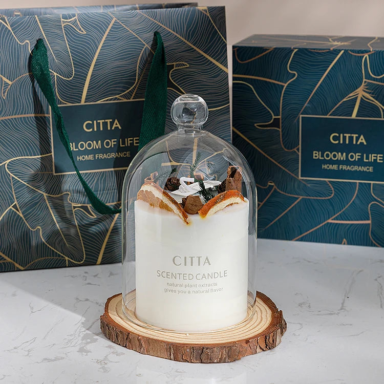 Wholesale Luxury Aromatherapy Soy Wax Candles with Essential Oil Scent Smokeless Home Decoration Gift Box Set