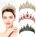 Elegant Trendy Wedding Hair Accessories Pageant Crown Princess Alloy Tiara for Girls