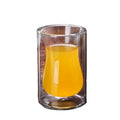 Hot Selling Cheap Wholesale High Borosilicate Glass Cup Waist-Shaped Double Wall Coffee Cups Glass