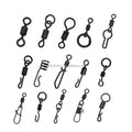 Carp Fishing Swivels Quick Change Snap Metal Brass Black for Carp Fishing Rig Accessories Terminal Tackle