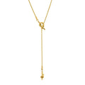 Minimalist Gold Knot Charm Necklace 18k Elegant Stainless Steel Tassel Necklace With Small Knot Fashion Jewelry for Women Gift