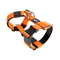 Heavy Duty No Tug Orange Dog Vest Manufacturer Anti Pull Tri Training Pet Harness Set Tactical Dog Collar for M Large Pitbull