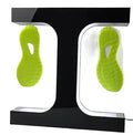 Rotating Magnetic Levitation Stand Floating Display for Two Shoes Pair Floating Double Bottle Display Racks