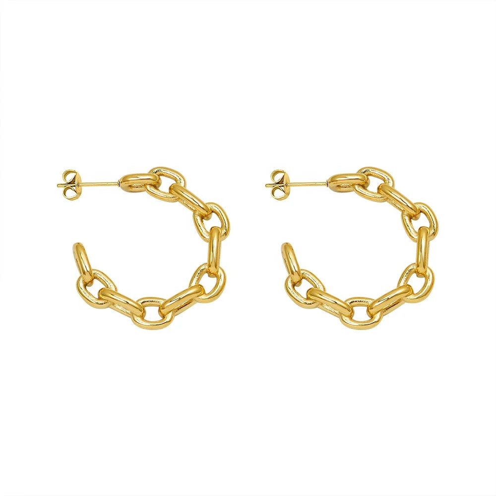Small Twisted EarringsPersonality C Shape Fairy Earrings