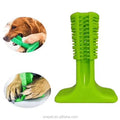 Durable Eco-Friendly Dog Chew Toothbrush Toy Rubber and Plastic Pet Chew Toy for Play and Training