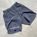 High Quality Screen Puff Print Vintage Cotton Custom Manufacturer French Terry Sweat Men Acid Wash Shorts