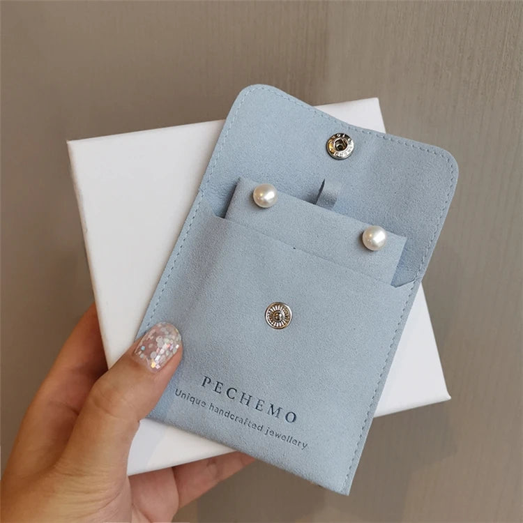 Chuanghua Luxury Microfiber Envelope Jewelry Pouch Embossed Pouch Envelope Jewelry Display Insert Pad