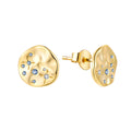 2026 New Design Earrings Fashion Women Gold Plated 925 Sterling Silver Round Earrings Zircon Stud Earrings