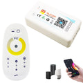 New Arrival CCT LED Controller Wifi RF 2.4G Touch DC5-24V Dimmer RGB RGBW RGBWC Smart Wifi Led Controller Tuya