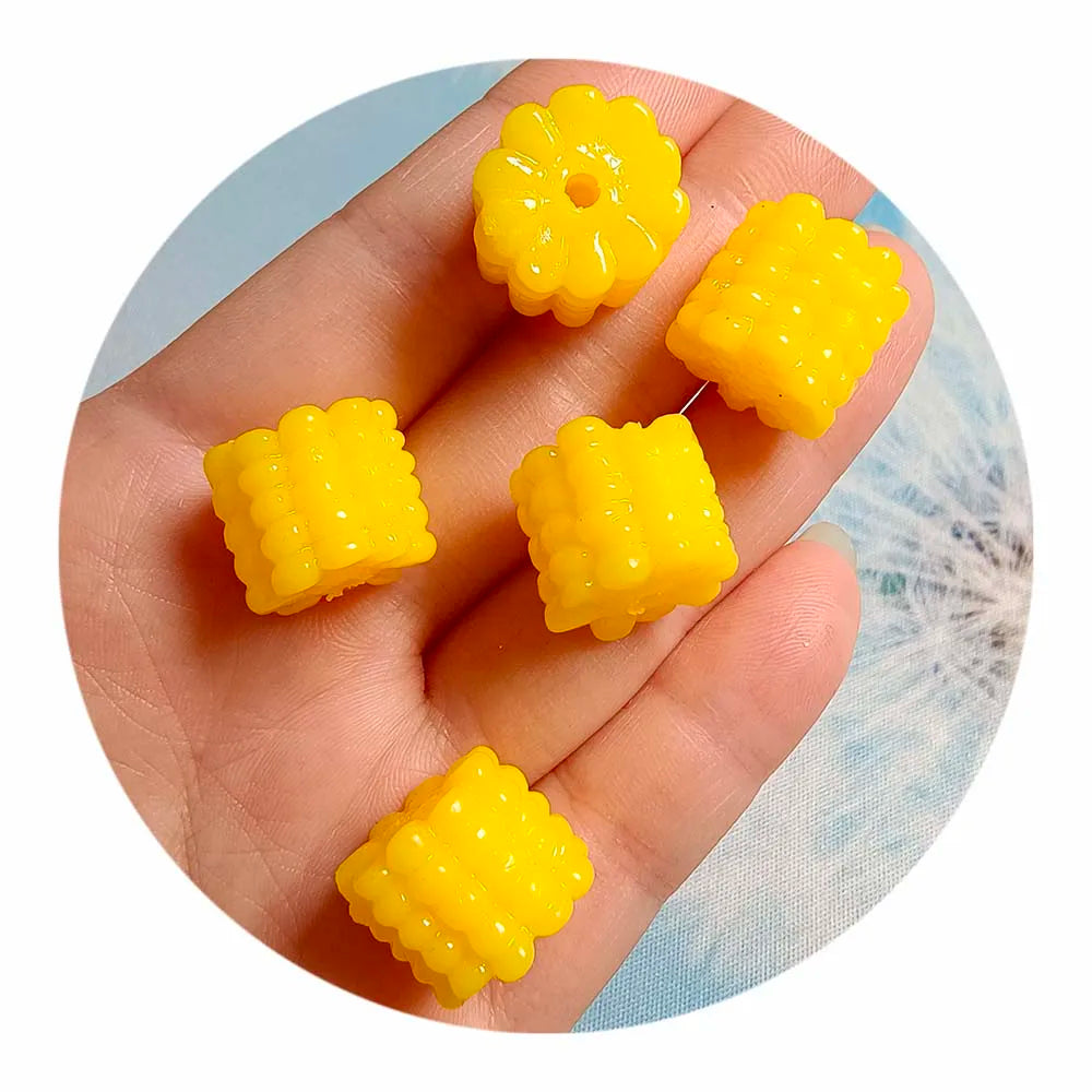 Funny 3D Mini Corn Miniature Doll House Food Pretend Kitchen Toy Miniature Food