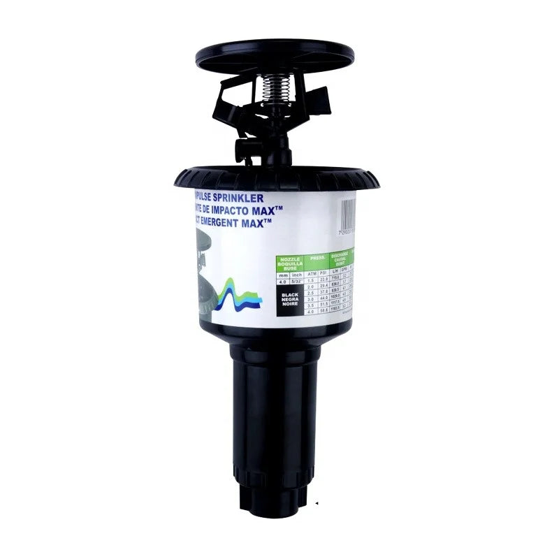 Adjustable 3/4 Inch Pom Plastic Sprinklers 360 Degree Rotation Popup Sprinkler for Agricultural Lawn Irrigation Garden Watering