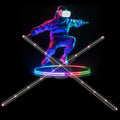 Eye-Catching Holographic Fan Projector Designed for Dynamic Event Marketing With Real-Time Updates