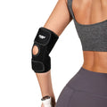 JINGBA 2023 New Arrival Customizable Logo Neoprene Elbow Brace with Silicone Straps 2 Springs Protection Function