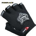 Cycling Fingerless Bike Breathable Gloves Bicycle GEL Sports Half Finger Glove Silicone Gel Half Finger Gloves Guantes Ciclismo