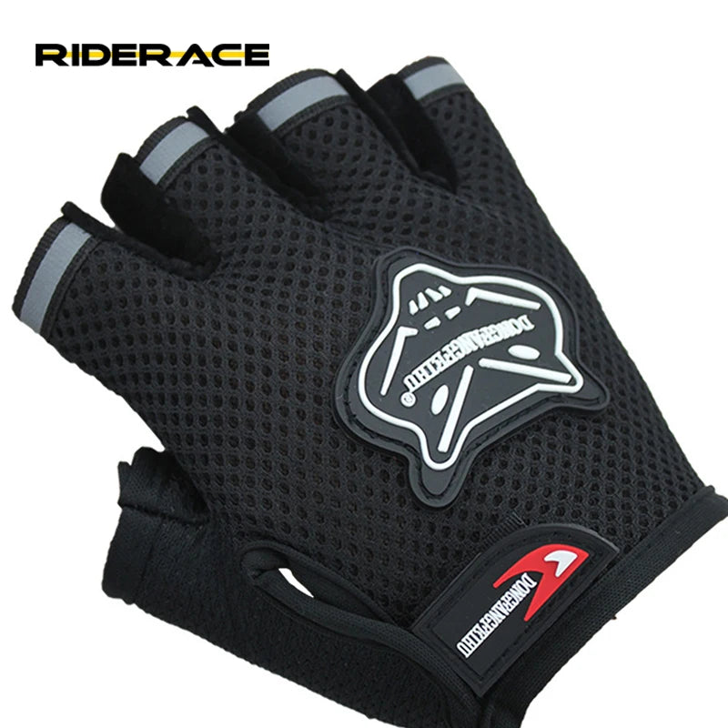 Cycling Fingerless Bike Breathable Gloves Bicycle GEL Sports Half Finger Glove Silicone Gel Half Finger Gloves Guantes Ciclismo