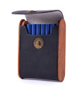 Factory Wholesale Men's 20 Wooden Cigarette Case Medium Grain Flap Magnetic Closure Fashion Creative Cigarette Packs