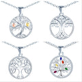 Delicate Jewelry 925 Sterling Silver Tree of Life Necklace