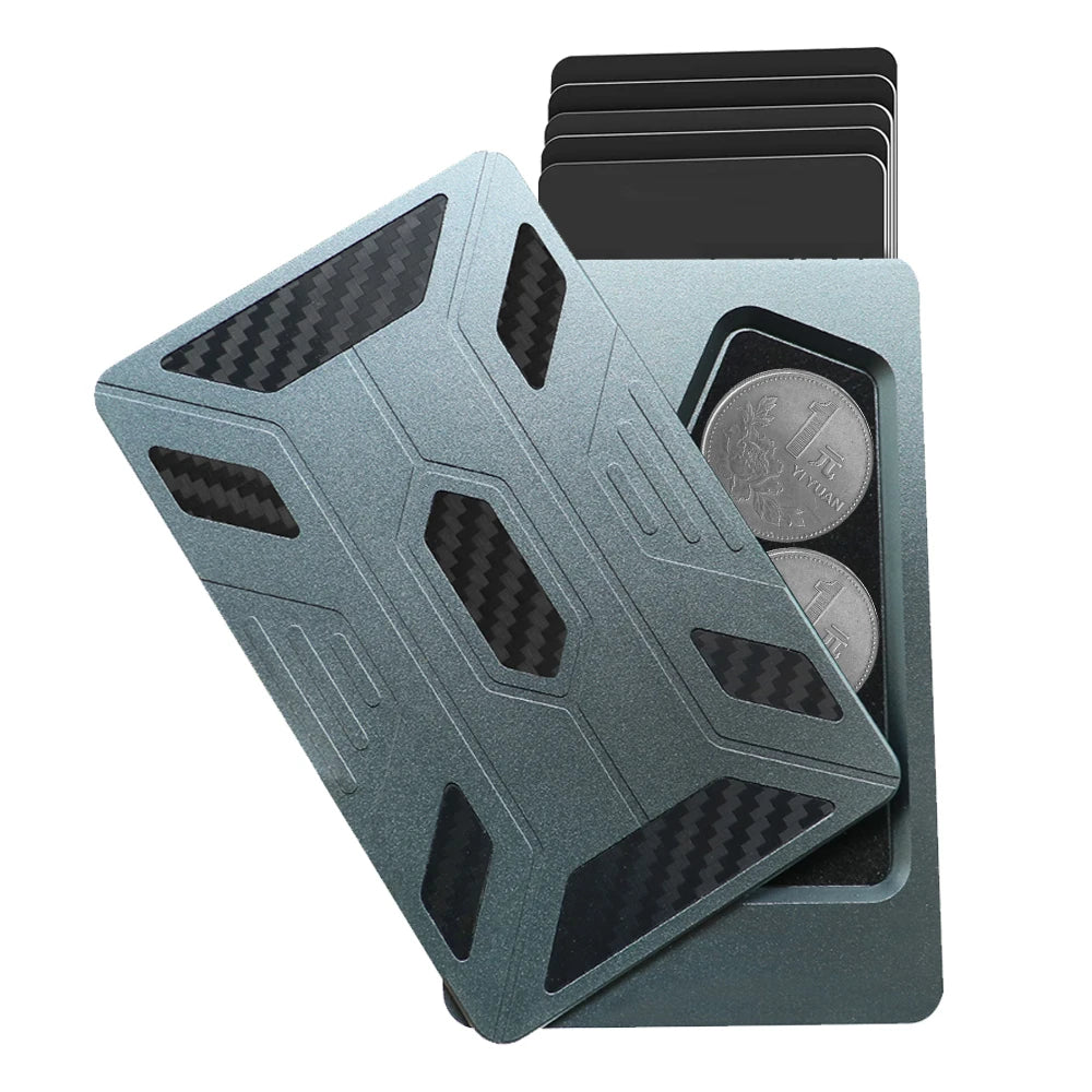 Minimalist Metal Card Holder for Men Custom Wallet Gifts for Employees