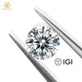 Synthetic Diamond Manufacturing Round 0.5-2 Carat D VS1 IGI Certified CVD HPHT Diamond Synthetic Loose Lab Diamond