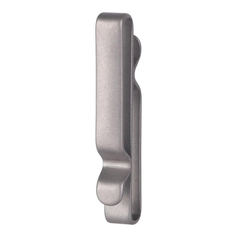 Titanium Belt Loop Keychain Clip Double Side Quick Release Key Holder with Detachable Key Ring