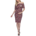 Maternity Clothes Off Shoulder Pink Bodycon Photo Shoot Pregnancy Dress With Ruffle Top