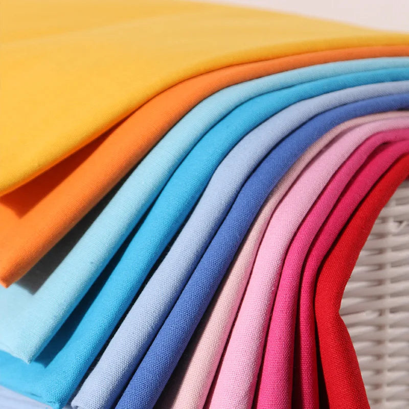 Manufacturer Directly Sells 37 Color 6 an Polyester Cotton Fine Canvas Fabric Dyed Fabric Sofa Fabric