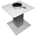 Adjustable Manual Lifting Table Base with Modern Metal Tatami Design Dining/Kitchen/Home Office caravan RV Accessories