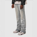 RNSHANGER New Fashion Men's Jeans High Street Luxury Diamond Jacquard Diamond Straight Leg Jeans for Men with Rhinestones