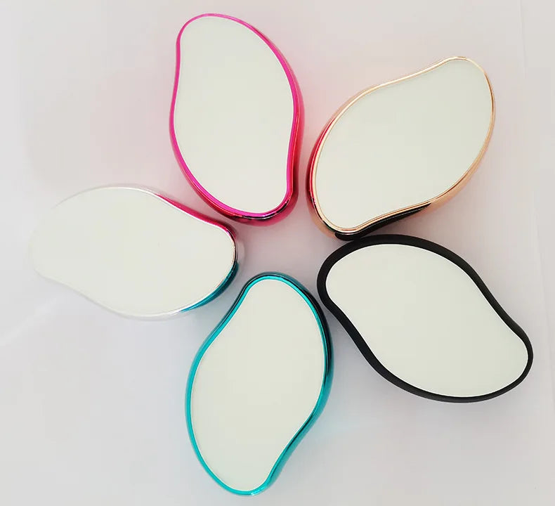 HZ Custom Hand and Leg Safe Physical Painless Smooth Glass Crystals Scrub Pads Tools Eraser Magic Crystal Hair Remover