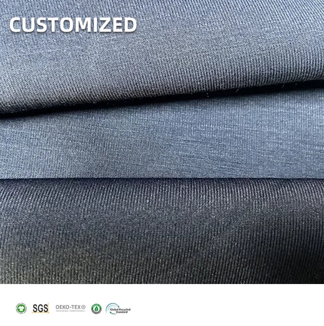Thick Knit Polyester Rayon Air Layer Scuba Spandex Fabric for Hospital Uniforms