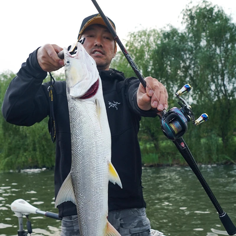 Histar Archangel Fuji K SIC Guide 2.03m Organic Whole Handle Competitive Grade High Carbon Casting Fishing Rod Lake/Stream/River