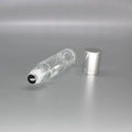 HZ 1/3oz 10ml Empty Gemstone Roller Bottles Wholesale Glass Crystal Roller Bottles Essential Oil with Bamboo Caps